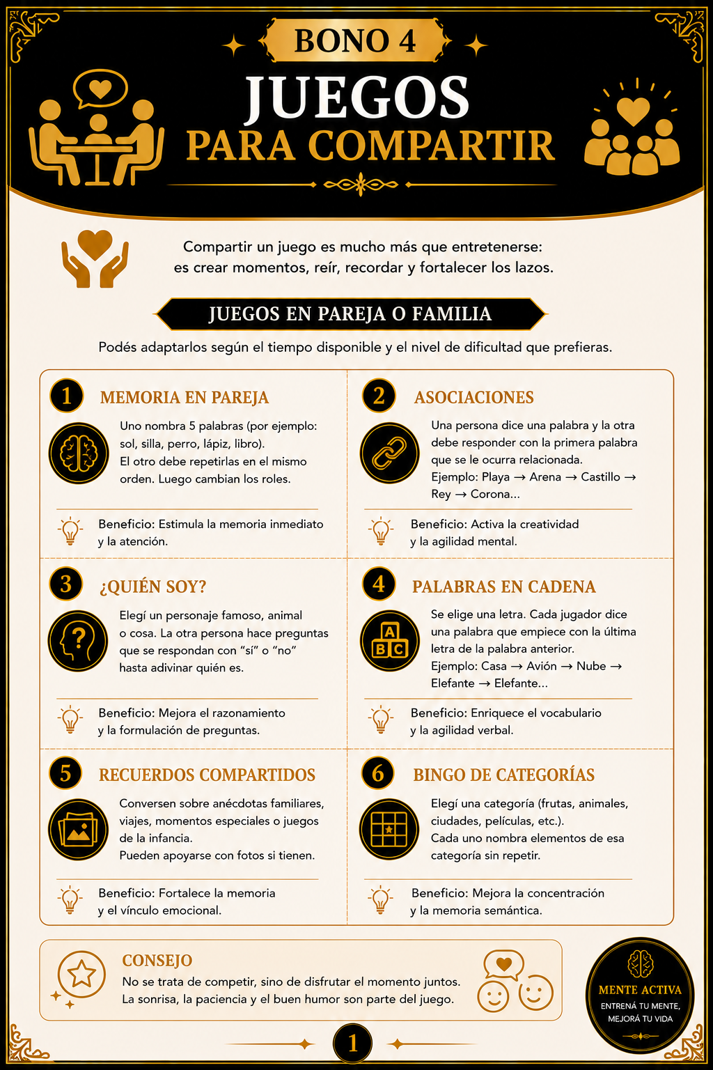 Bono 4 - Juegos para Compartir
