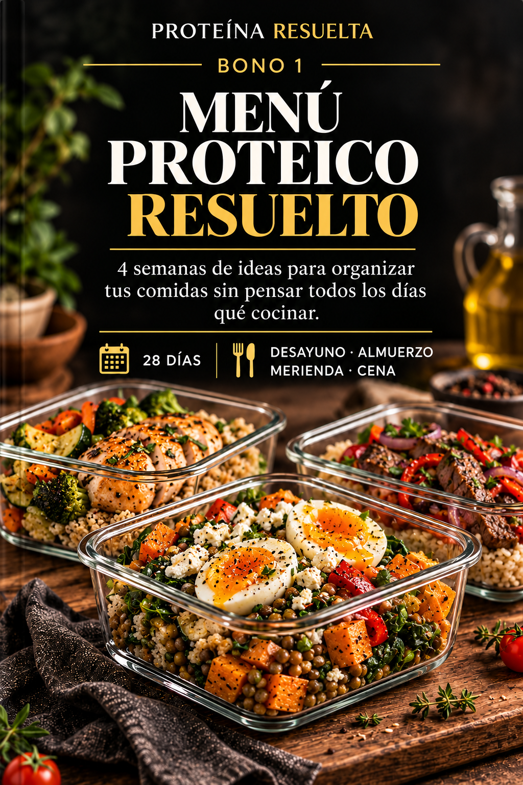 Menú Proteico Resuelto