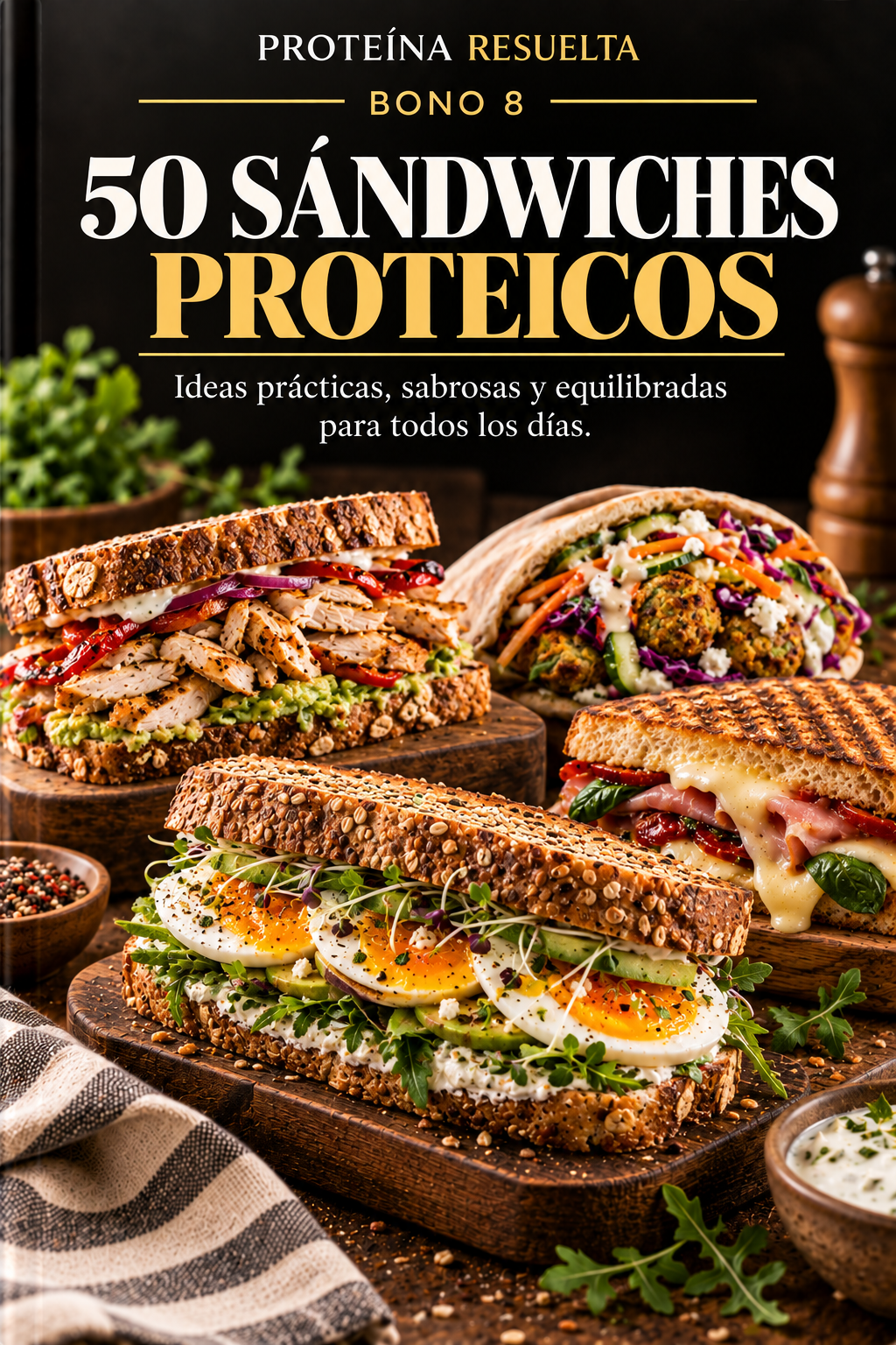 50 Sándwiches Proteicos